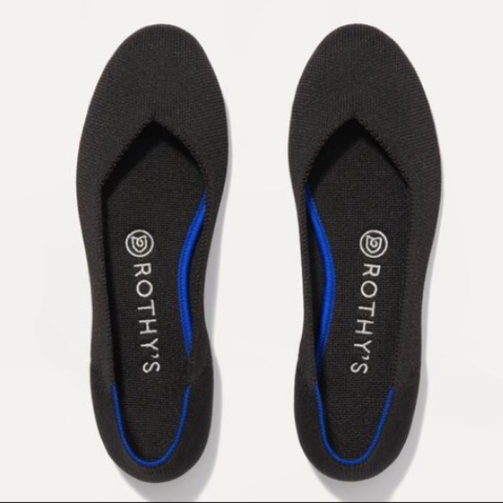 Rothy’s Black Ballet Flat size 10